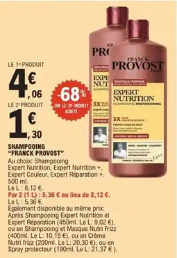 E.Leclerc FRANCK PROVOST Shampooing offre