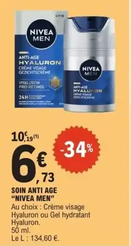 E.Leclerc NIVEA MEN Soin anti age offre