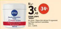 E.Leclerc NIVEA Creme corps offre