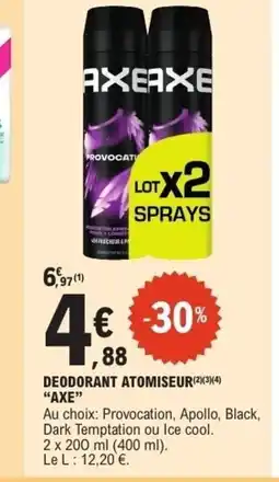 E.Leclerc AXE Deodorant atomiseur offre