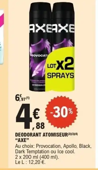 E.Leclerc AXE Deodorant atomiseur offre