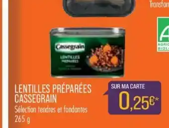 Match Lentilles Préparées offre
