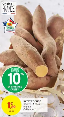 Intermarché Patate douce offre