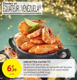 Intermarché Crevettes cuites offre