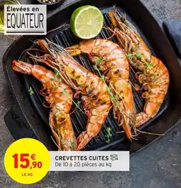 Intermarché Crevettes cuites offre