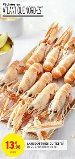 Intermarché Langoustines cuites offre
