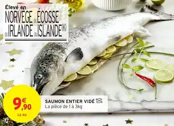 Intermarché Saumon entier vidé offre