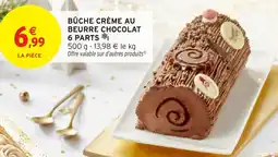 Intermarché Bûche crème au beurre chocolat 6 parts offre
