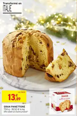 Intermarché Gran panettone offre