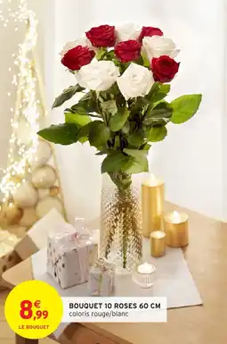 Intermarché Bouquet 10 roses offre