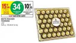 Intermarché Boite rocher ferrero offre