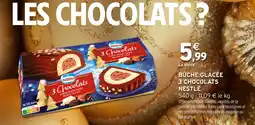 Intermarché Bûche glacée 3 chocolats nestlé offre