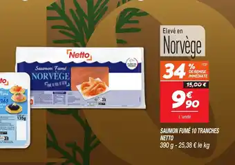 Saumon fumé 10 tranches netto