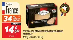 Netto Foie gras de canard entier du sud-ouest delpeyrat offre