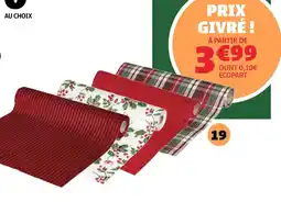 Gifi Chemin de table offre