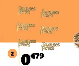 Gifi 6 décorations de table offre