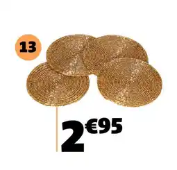 Gifi 4 dessous de verre offre