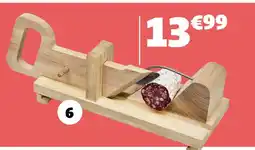 Gifi Trancheuse saucisson bois offre