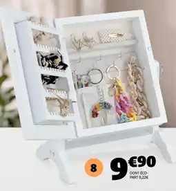 Gifi Armoire à bijoux + miroir offre