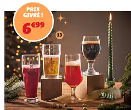 Gifi Coffret 4 verres à bière offre