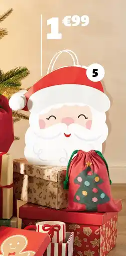 Gifi Sac cadeaux père noël offre
