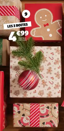 Gifi 3 boîtes pliables offre