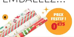 Gifi Papier cadeau 2 m plusieurs modèles disponibles offre