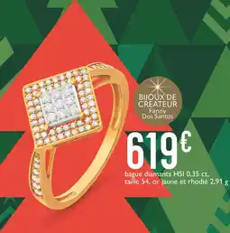 E.Leclerc Fanny dos santos bague diamants hsi offre