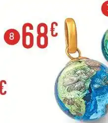 E.Leclerc Pendentif verre de venise offre