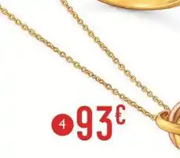 E.Leclerc Chaîne maille forcat, 42 cm offre