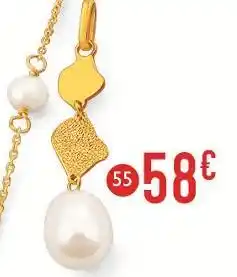 E.Leclerc Pendentif perle de culture offre