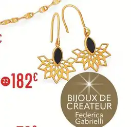 E.Leclerc Federica gabrielli boucles onyx offre