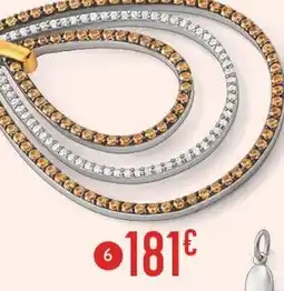 E.Leclerc Collier oxydes de zirconium offre