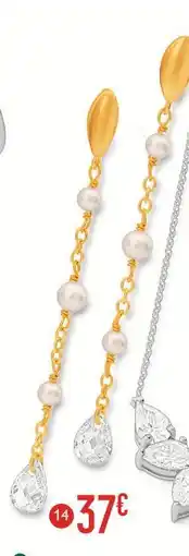 E.Leclerc Boucles en argent doré offre