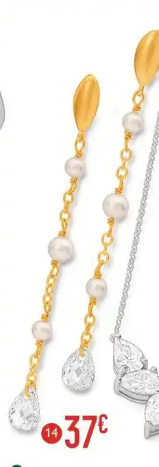 E.Leclerc Boucles en argent doré offre