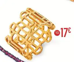 E.Leclerc Bague en laiton doré offre