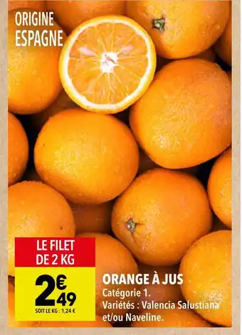 Supeco Orange à jus offre