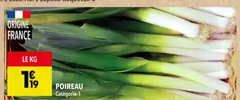 Supeco Poireau offre