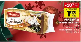 Supeco Brossard pain d'épices au miel offre