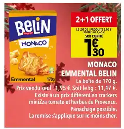 Supeco Belin monaco emmental offre