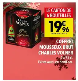 Supeco Charles volner coffret mousseux brut offre
