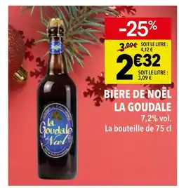 Supeco La goudale bière de noël offre