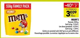 Supeco M&m's offre