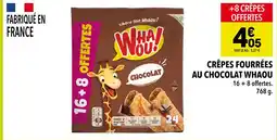 Supeco Whaou! crêpes fourrées au chocolat offre