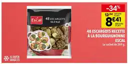 Supeco Escal 48 escargots recette à la bourguignonne offre
