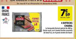 Supeco Charal 4 biftecks offre
