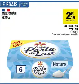 Supeco Yoplait perle de lait offre