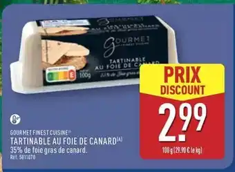 ALDI Canard - gourmet finest cuisine tartinable au foie de offre