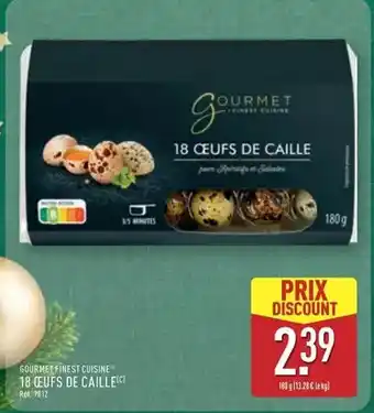 ALDI Gourmet gold - 18 œufs de caille offre