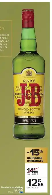 Carrefour Drive Scotch - blended scotch whisky offre